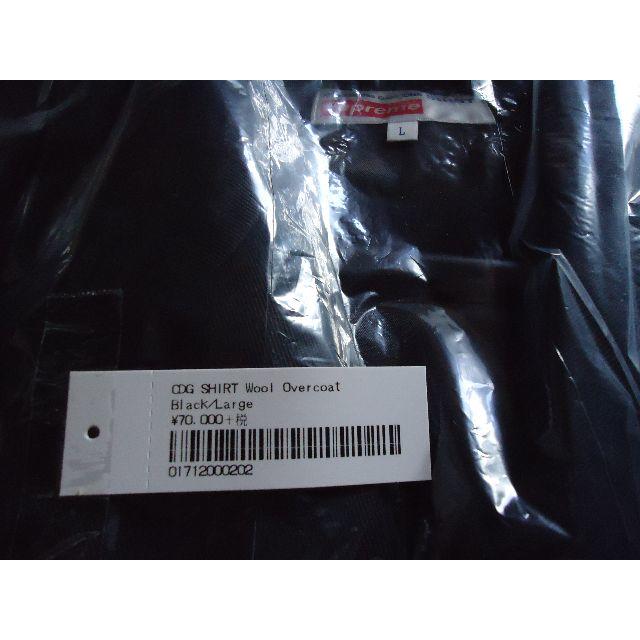 Supreme(シュプリーム)のL　送料込　supreme ギャルソン  wool overcoat メンズのジャケット/アウター(ステンカラーコート)の商品写真