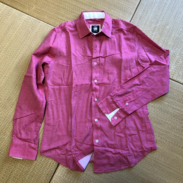 G-STAR RAW(ジースター)のジースター ロウ 長袖シャツ ピンク Sサイズ メンズのトップス(シャツ)の商品写真