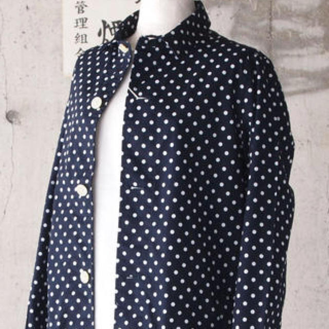 マニュアルアルファベット ドットタイプライターシャツコート メンズのジャケット/アウター(ステンカラーコート)の商品写真