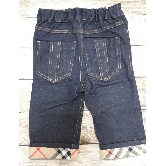 BURBERRY(バーバリー)の【⭐専用⭐】【ほぼ新品】バーバリー　子どもジーンズ(サイズ80) キッズ/ベビー/マタニティのベビー服(~85cm)(パンツ)の商品写真