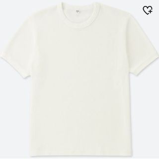 ユニクロ(UNIQLO)の【新品】UNIQLO  ワッフルクルーネックT(半袖)(Tシャツ/カットソー(半袖/袖なし))