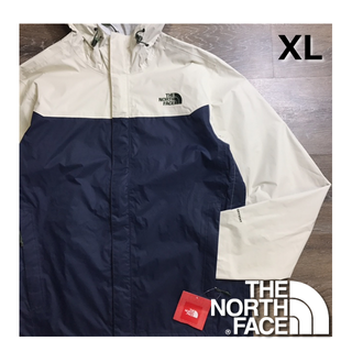 ザノースフェイス(THE NORTH FACE)のノースフェイス ベンチャージャケット ドライベント【XL】白紺 180915(ナイロンジャケット)