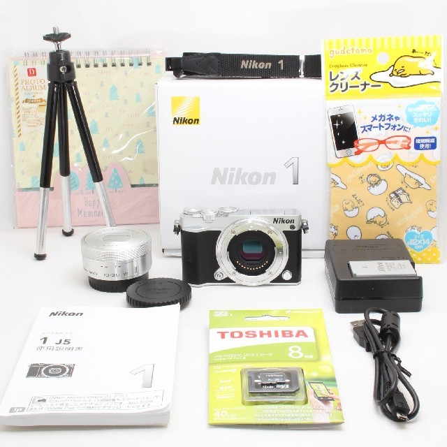 ✨美品✨Wi-Fi搭載＆自撮りミラーレス一眼❤Nikon 1 J5 ブラック