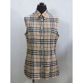 バーバリー(BURBERRY)のBURBERRY LONDON ノースリーブシャツ(シャツ/ブラウス(半袖/袖なし))