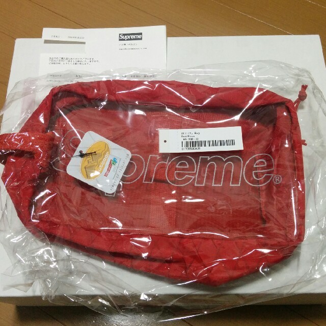 Supreme Utility Bag Red 18AW