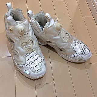 リーボック(Reebok)のレア Reebok ポンプフューリー シルバーホワイト キクチタケオ購入(スニーカー)