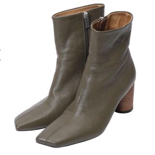 アメリヴィンテージ(Ameri VINTAGE)のAmeri Vintage WOOD CIRCLE HEEL BOOTS(ブーツ)