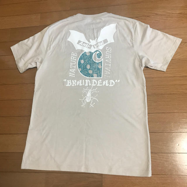 carhartt(カーハート)のcarhartt braindead カーハート ブレインデッド コラボ メンズのトップス(Tシャツ/カットソー(半袖/袖なし))の商品写真