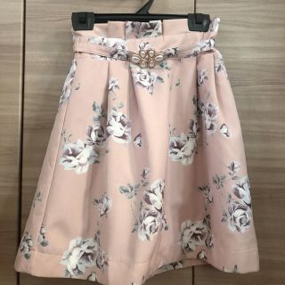 ロジータ(ROJITA)の[ゆー♡さん専用]花柄スカート (ベルト付き)(ミニスカート)