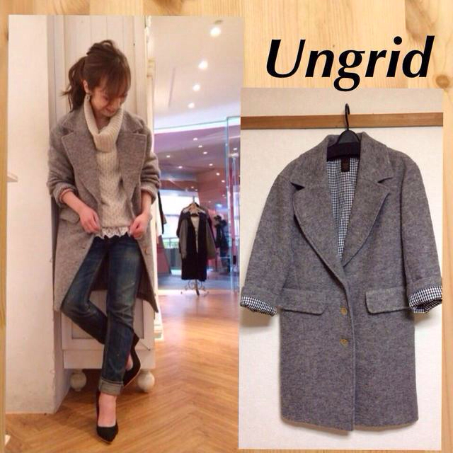 Ungrid(アングリッド)のUngrid スライバーチェスターコート レディースのジャケット/アウター(ロングコート)の商品写真