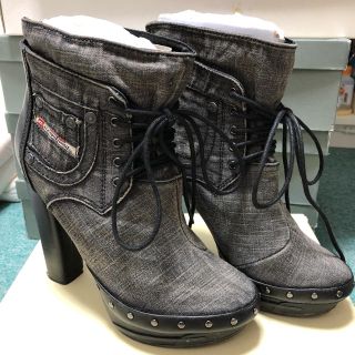 ディーゼル(DIESEL)のDIESEL ハーフブーツ 24cm(ブーツ)