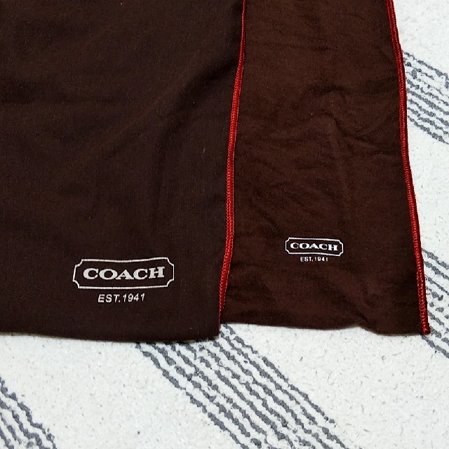 COACH(コーチ)のイグジー様専用😊COACH 保存袋 ２つセット レディースのバッグ(ショップ袋)の商品写真