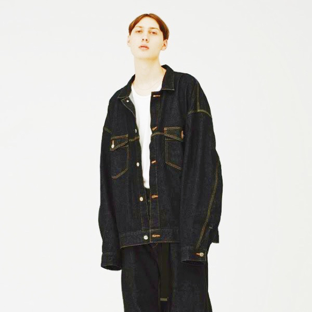 Jieda(ジエダ)のJieda 17ss wide jean jacket メンズのジャケット/アウター(Gジャン/デニムジャケット)の商品写真