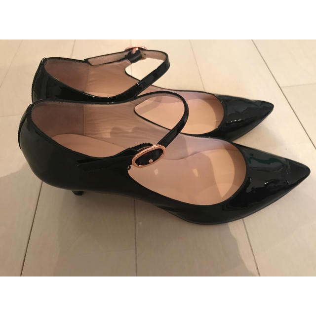 repetto(レペット)の1回着のみ！レペット ワンストラップ  パンプス 381/2 黒 レディースの靴/シューズ(ハイヒール/パンプス)の商品写真