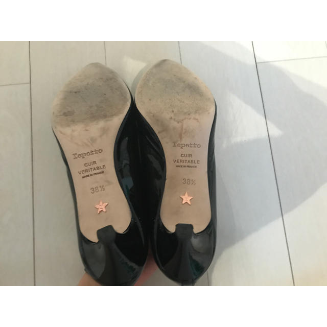 repetto(レペット)の1回着のみ！レペット ワンストラップ  パンプス 381/2 黒 レディースの靴/シューズ(ハイヒール/パンプス)の商品写真