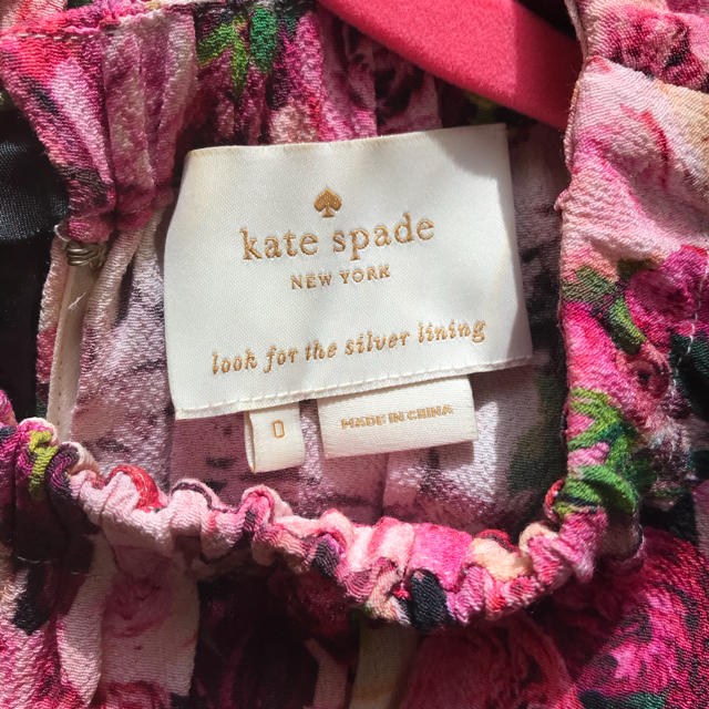 kate spade new york(ケイトスペードニューヨーク)のケイトスペード ローズワンピース 0 レディースのワンピース(ロングワンピース/マキシワンピース)の商品写真