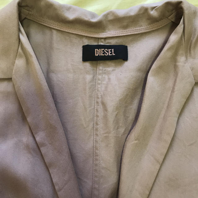 DIESEL(ディーゼル)のDIESEL ドットチュール ワンピース ピンク ブラック M ディーゼル レディースのワンピース(ひざ丈ワンピース)の商品写真