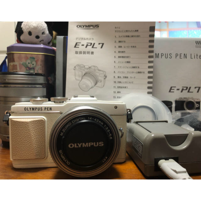 OLYMPUS(オリンパス)のOLYMPUS E-PL7セット スマホ/家電/カメラのカメラ(ミラーレス一眼)の商品写真