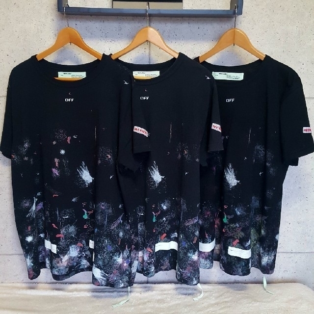 Tシャツ/カットソー(半袖/袖なし)Off white ギャラクシー GALAXY T ...