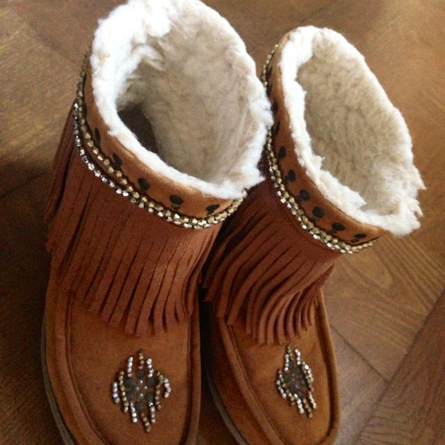 Ciaopanic(チャオパニック)のciaopaoic♡フリンジボアブーツ♡ レディースの靴/シューズ(ブーツ)の商品写真