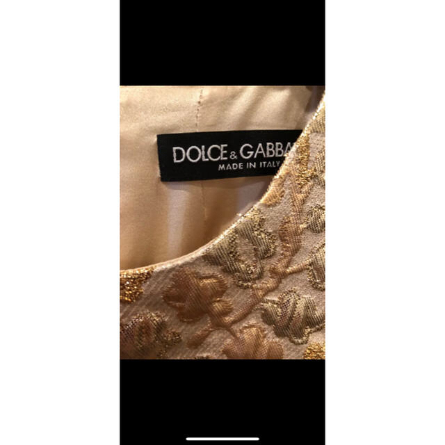 DOLCE&GABBANA(ドルチェアンドガッバーナ)の美品ドルチェアンドガッパーナ レディースのワンピース(ミニワンピース)の商品写真