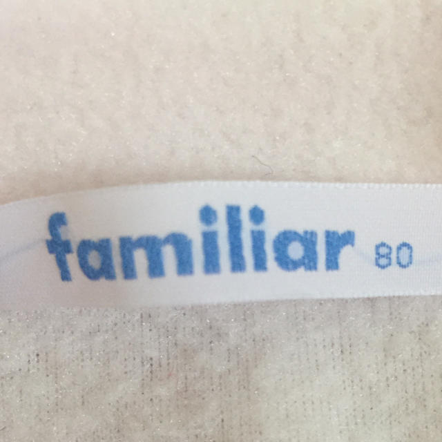 familiar(ファミリア)のファミリア❤︎フリース 80センチ キッズ/ベビー/マタニティのベビー服(~85cm)(ジャケット/コート)の商品写真