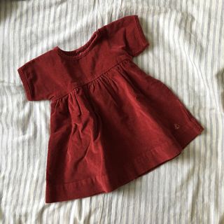 プチバトー(PETIT BATEAU)のプチバトー コーデュロイ ワンピース(ワンピース)