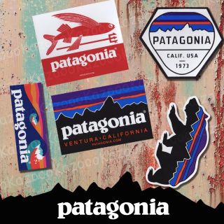 パタゴニア(patagonia)のカスタム自由　patagonia パタゴニア ステッカー5枚セットE(その他)