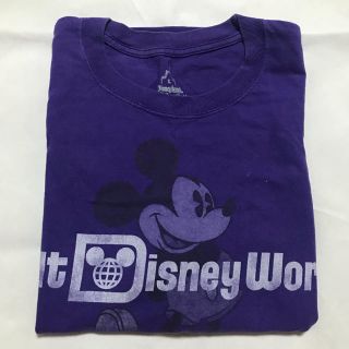 ミッキーマウス(ミッキーマウス)のミッキー Tシャツ 紫(Tシャツ(半袖/袖なし))