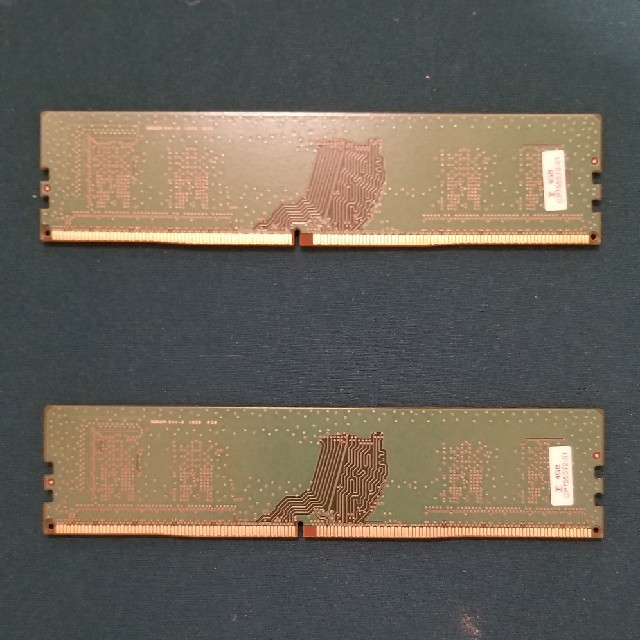 SAMSUNG DDR4 2400MHz 4GB×2枚 合計8GB   2PC/タブレット