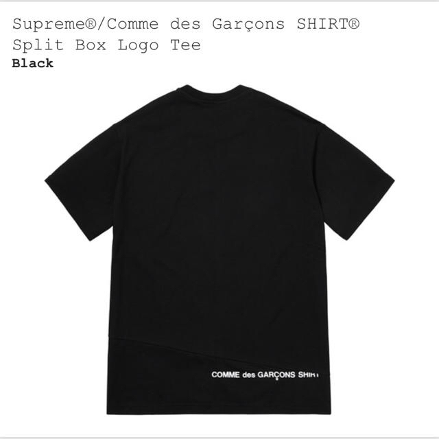 supreme コム・デ・ギャルソン コラボ T Lsize