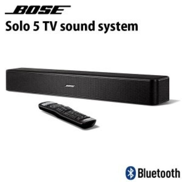 BOSE(ボーズ)の新品未開封保証付BOSE SOLO5 SOUND SYSTEM スマホ/家電/カメラのオーディオ機器(スピーカー)の商品写真