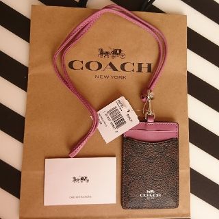 コーチ(COACH)の♥️2018新作♥️新品 COACH パス カードケース(パスケース/IDカードホルダー)