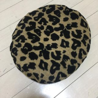 マウジー(moussy)のmoussy レオパードベレー帽(ハンチング/ベレー帽)