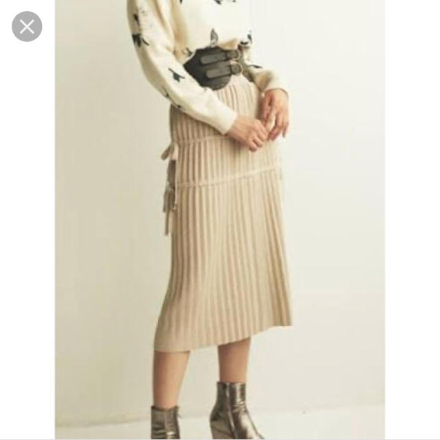 SNIDEL(スナイデル)のあも様専用 スナイデル ラメニットプリーツスカート レディースのスカート(ロングスカート)の商品写真