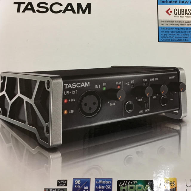 TASCAM US-1x2 USBオーディオインターフェース