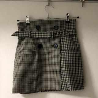 スライ(SLY)のGUN CLUB CHECK BODY BELT(ミニスカート)