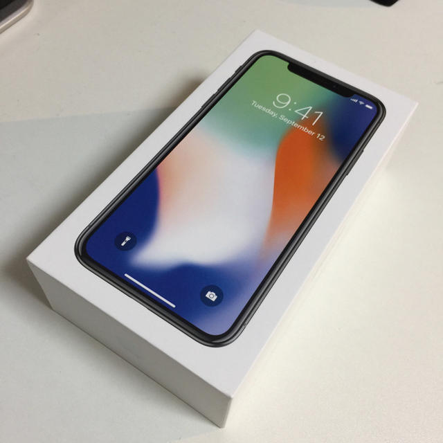 iPhone - 【新品交換機・未使用】iPhone X SIMフリー 64GB シルバーの+