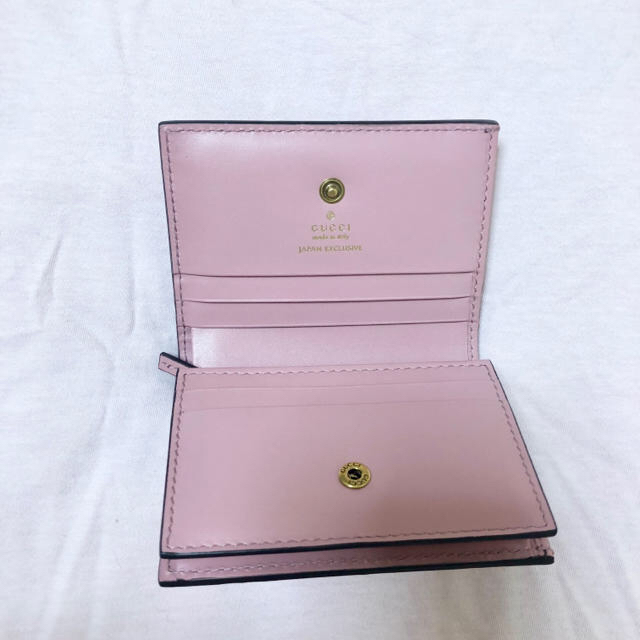 GUCCI チェリー財布 日本限定ピンク♡GG チェリー 二つ折りミニ財布 GUCCI チェリー財布 日本限定ピンク♡GG チェリー 二つ折りミニ財布