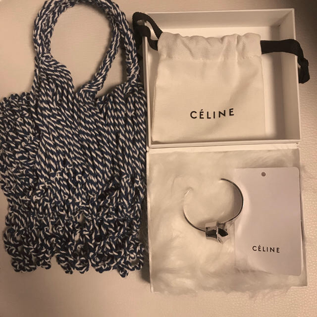 celine(セリーヌ)のceline ノットブレスレット ネットバック レディースのアクセサリー(ブレスレット/バングル)の商品写真