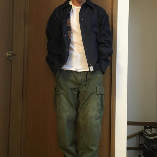 W)taps(ダブルタップス)のDESCENDANT DENIM COACH JACKET INDIGO メンズのジャケット/アウター(Gジャン/デニムジャケット)の商品写真