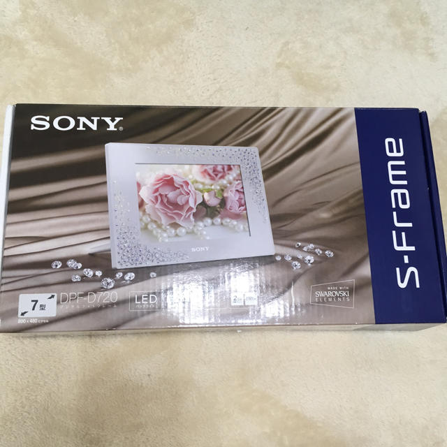 SONY(ソニー)のSONY新品未使用デジタルフォトフレームDPF-X720クリスタルホワイト7型 インテリア/住まい/日用品のインテリア小物(フォトフレーム)の商品写真