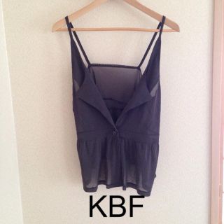 ケービーエフ(KBF)のKBF♡シフォンキャミ(キャミソール)