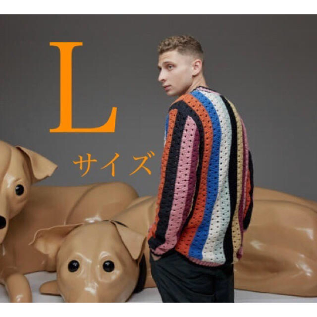 KIM JONES(キムジョーンズ)の【Ｌ】 GU×KIM JONES マルチストライプセーターニットジーユー×キム メンズのトップス(ニット/セーター)の商品写真