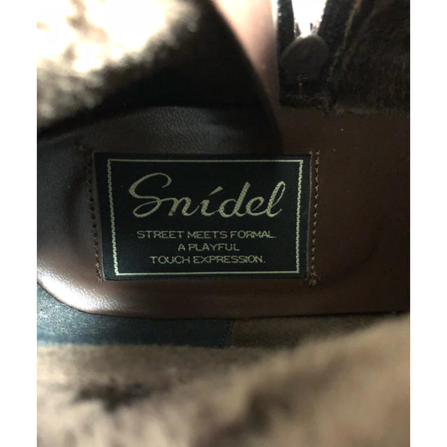 SNIDEL(スナイデル)のSNIDEL スナイデル ニーハイブーツ Lサイズ レディースの靴/シューズ(ブーツ)の商品写真