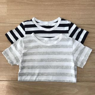 ムジルシリョウヒン(MUJI (無印良品))の無印良品 ボーダーＴシャツ 2枚組(Tシャツ/カットソー)