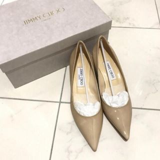 ジミーチュウ(JIMMY CHOO)の新品未使用‼︎定価半額以下‼︎ ジミーチュウ ローヒール パンプス(ハイヒール/パンプス)