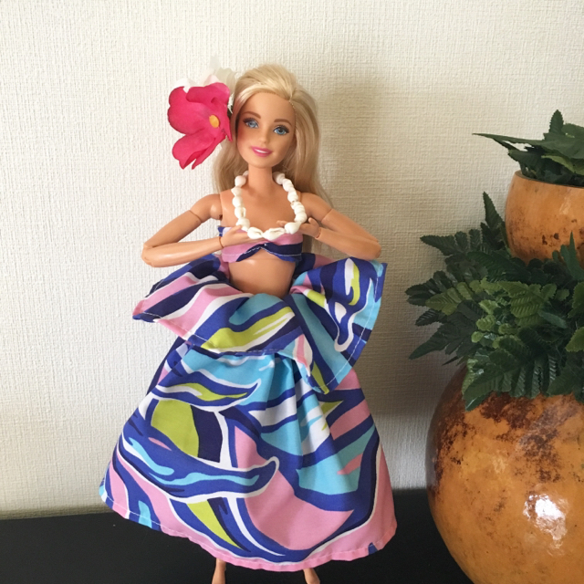 Barbie - バービー人形 フラダンス衣装【No.46】
