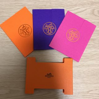 エルメス(Hermes)の新品未使用 エルメス 付箋 ふせん ポストイット 3冊セット(ノート/メモ帳/ふせん)