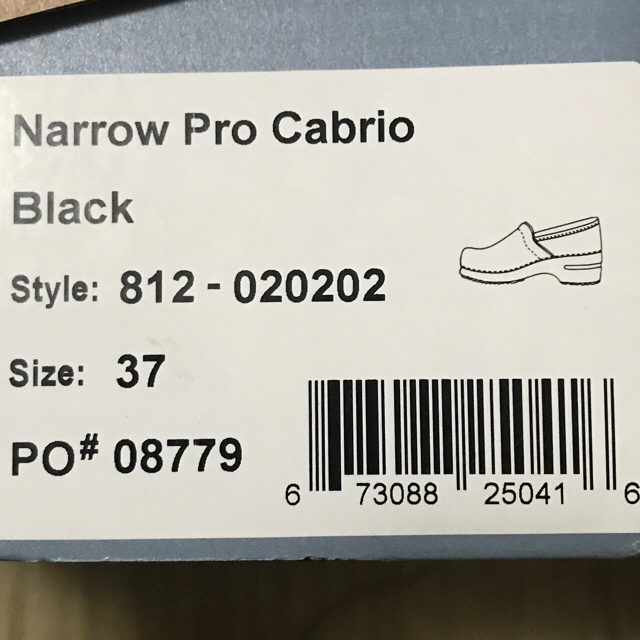 新品 dansko  Cabrio Black プロフェッショナル